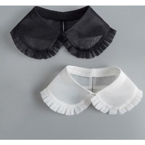 Women Shirt False Collar Dress Detachable False Faux Collar Necklace Choker Tie Girls Lace Fake Collar Decorative