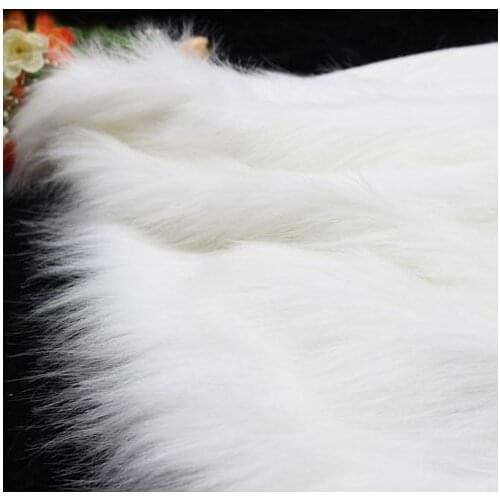 150cm*100cm 7cm fur length plush fabrics hairy counter display cloth soft faux animal fur clothing fabric upholstery fabric