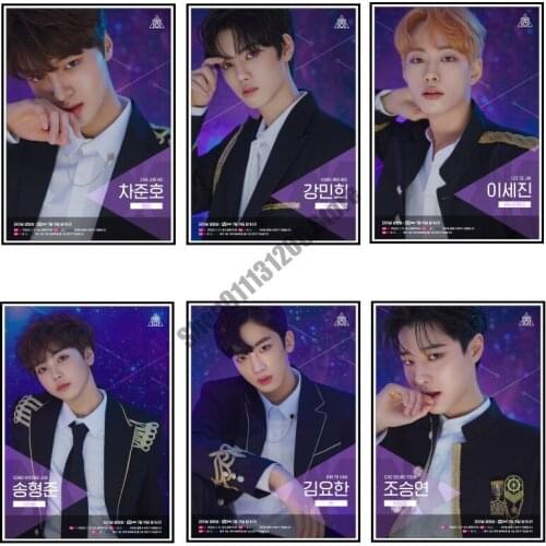 5D DIY Diamond Painting South Korean Groups K-POP X1 Diamond Mosaic Embroidery Full Square Cross Stitch Kits Home Decor