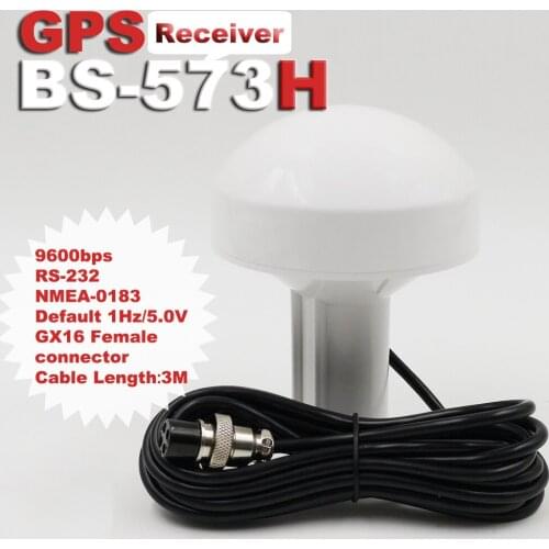 5V GX16 Aviation Head RS-232 Mushroom Head GPS Module Receiver BS-573H