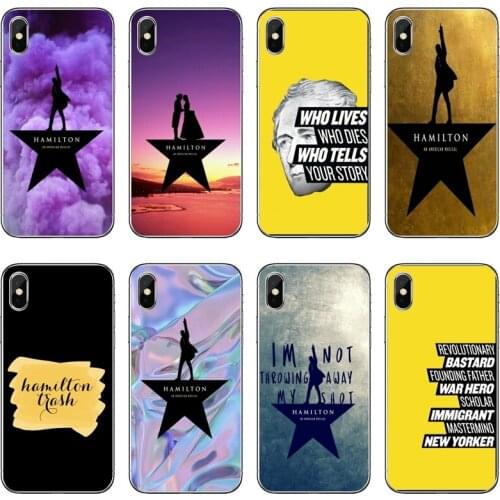 Hamilton Musical Lyrics Accessories Phone Case For Huawei P30 P20 Pro P10 P9 P8 Lite Y5 Y6 Y7 Y9 P Smart Plus 2018 2019