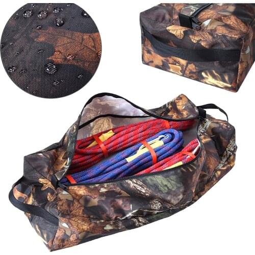 25L Large Ultra-light Camouflage Camping Rock Climbing Rope Bag Foldable Multipurpose Box Travel Bag