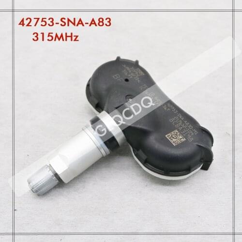 TPMS SENSOR FOR 2005-2014 HONDA CIVIC 315MHz TIRE PRESSURE SENSOR 42753-SNA-A83 42753-SNA-A84 42753-TR0-A81 42753-TR3-A81