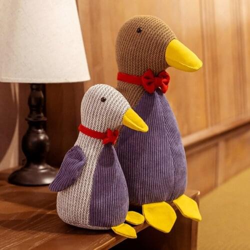 23-36cm Cute Cartoon Lovers Duck Penguin Plush Toys Stuffed Soft Lovely Animals Pillow Dolls For Kids Girls Birthday Gifts