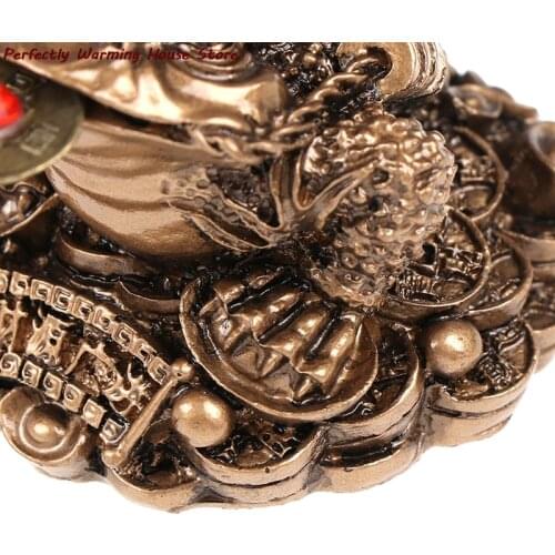 Feng Shui Toad Money lucky Fortune Chinese Frog Toad Home Office Decoration