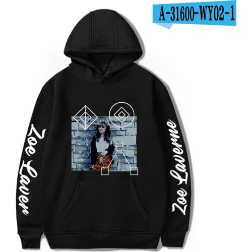 Be well received Zoe Laverne Hoodies Fashion Letter Print Couples Sweatshirt Men Women Spring Autumn Pullovers Harajuku Hoodie