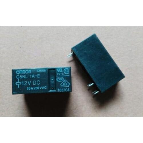 NEW G5RL-1A-E 12VDC G5RL-1A-E-12VDC G5RL 1A E 12VDC DC12V 12V 16A 250VAC Relay DIP6