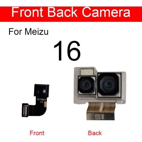 Front & Rear Back Camera For Meizu 16 16th M882H M882Q Small Facing Main Big Camera Flex Cable Ribbon Replacement Repair Parts