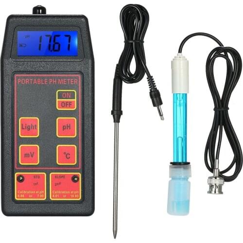 Professional Portable Multi-function Water Quality Monitor Multiparameter pH Temperature Water Quality Tester
