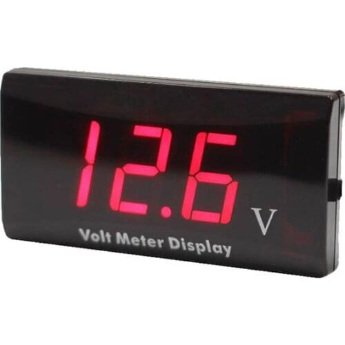 12V LED Digital Display Voltmeter Car Motorcycle Voltage Volt Gauge Panel Meter