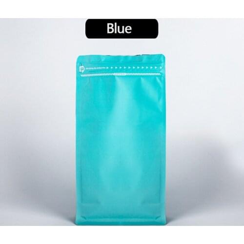 Thai Matte Zipper Bag green tea cowhide bag coffee leaf aluminum foil bag coffee seal bag