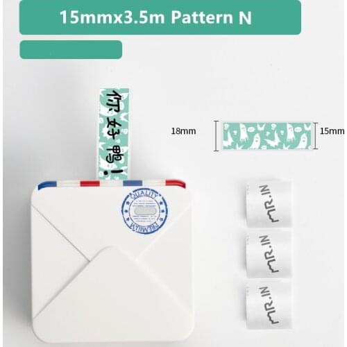 Phomemo Thermal Printer Sticker Paper Roll Without BPA Print DIY Adhesive Sticky Notes 15mm*3.5m 3 Rolls Mini Photo Papers