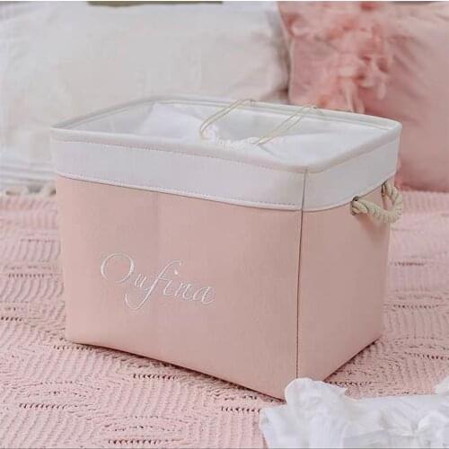 Cloth Storage Baskets Laundry Hamper Foldable Kids Toy Storage Box Home Organizer Quilt Dirty Clothes Toy Basket With Lid