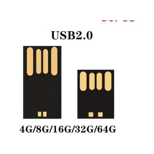 10PCS waterproof UDP memory flash 4GB 8GB 16GB 32G 64GB 128GB USB2.0 short long board Udisk semi-finished chip pendrive Factory