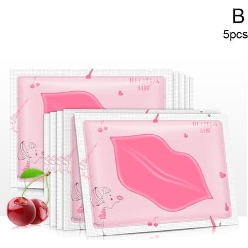 1/5pcs Lip Mask Patches Hydrating Double Care Moisturizing Lip Mask Anti-drying Cracking Fading Lip Wrinkles Skin Care