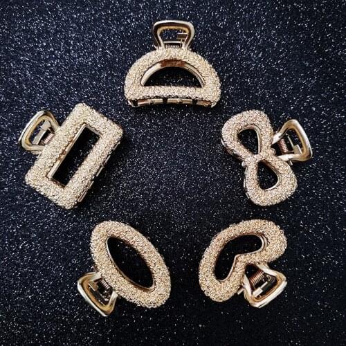 1Pcs Hair Clips for Women Acrylic Hairpins Metal Hair Claws Simple&Vintage Girls Hairpins Crab Claws Jaw Clamp Styling Tools