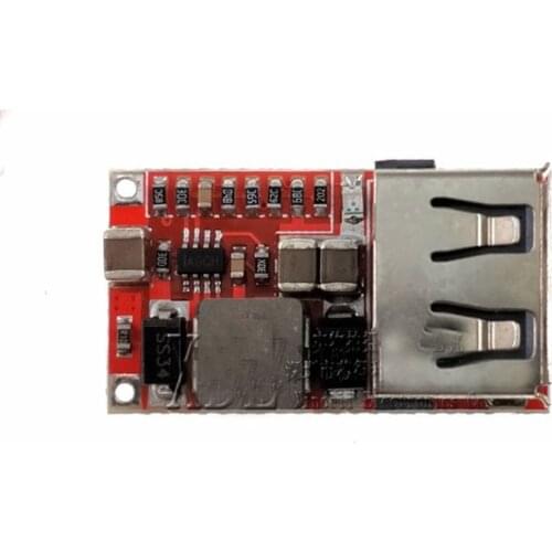 5pcs/lot efficiency 97.5% DC-DC step-down module 6-24 V 12 V to 5V3A car USB mobile phone charger