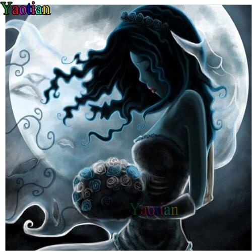 5D Diamond Painting Cartoon Girl Princess Full Drill DIY Rhinestone Pasted Paint with Diamond Embroidery Mosaic Arts Crafts