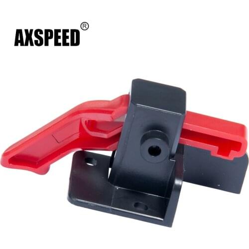 AXSPEED ABS Plastic Easy Start ESC Trigger Switch Bracket Car Shell Power Transfer Switch for Traxxas TRX-4 TRX4 1/10 RC Car