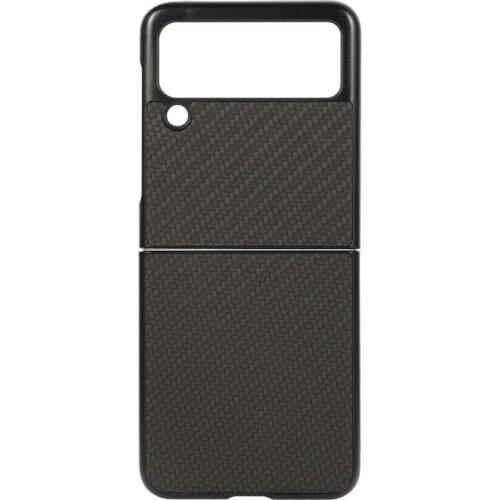 Capa Is Suitable for Samsung Galaxy Z Flip 3 Carbon Fiber Protective Shell Z Flip 3 Z Flip 5G Shockproof Mobile Phone Case