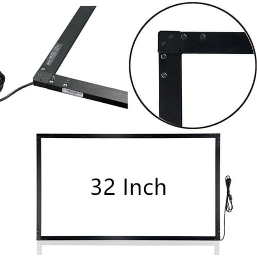 32inch ir touch frame 20 point touch support raspberry PI 3 for TV LED LCD monitor touch screen for koisk interactive whiteboard