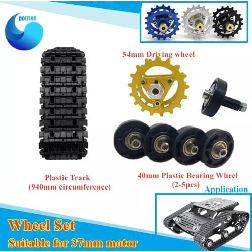 Wheel Set For 25mm Motor Track+Bearing Wheels+Driving Wheel Accessories YP100 Tracked Robot Tank Chassis RC Smart Car DIY Kit