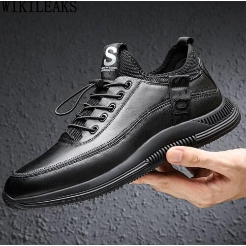 Men Casual Shoes Massage Leather Shoes Men New 2021 Designer Shoes Men High Quality Zapatos Casuales De Los Hombres Chaussure