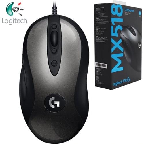 Logitech MX518 Original LEGENDARY Classic Gaming Mouse 16000DPI Programming Mouse Upgraded From MX500/510 For CSGO LOL OW PUGB