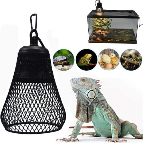 With Safety Cage Pet Reptile Heating lamp Infrared Ceramic Light Emitter Heat Lamp Pet Supplies Chickens Reptile Pet Reptile D30