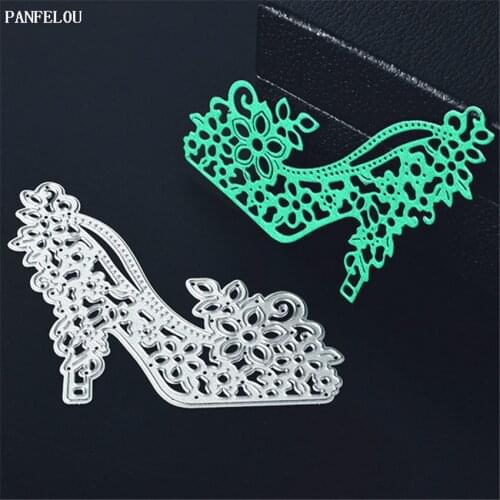 PANFELOU Easter The queens shoes Scrapbooking DIY album cards paper die metal craft stencils punch cuts dies cutting