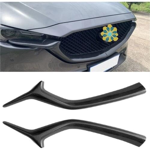 For Mazda Cx-5 2017-2020 Cx5 Cx8 Front Bumper Full Star Racing Grills Cover Trim Accessories Grill