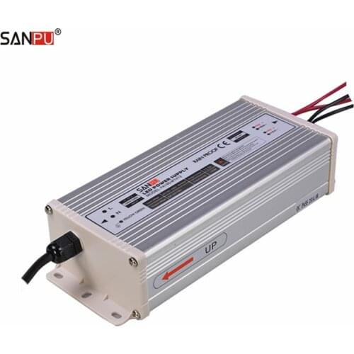 SANPU Switching Mode Power Supply 12V 12A 150W Rainproof 12VDC LED Driver Transformer 220V 110V AC-DC 12 Volt IP63 Outdoor Use