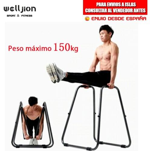 REMOVABLE PARALLEL BAR WITH SUSPENSION TAPE FOR CALISTENIA, DOMINATED, DIPS, PUSH UPS, MULTIFUNCTION FLEXIONS