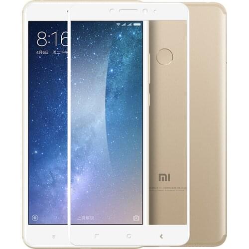 For Xiaomi Mi Max 2 Tempered Glass Screen Protector For Xiaomi Mi Max 2 Max2 6.44" Full Coverage Glass Case Film