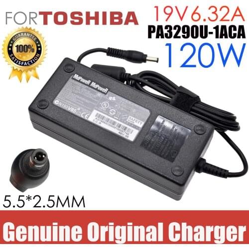 Original For TOSHIBA 19V 6.32A 120W PA3290E-1ACA ADP-120ZB BB laptop power AC adapter charger Satellite S75D S75T S870 S870D