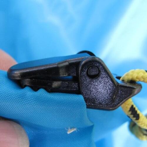 1 PCS Tent clamp pull point Clip Outdoor camping alligator For the clip accessor pull point tent buckle clip hook crocodile G8N2