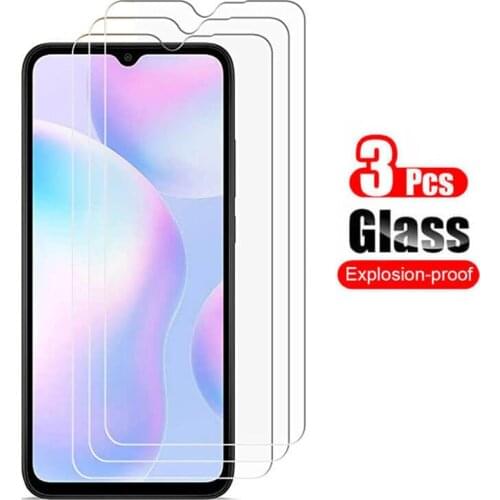3Pcs Full Cover For Xiaomi Redmi 9 9A 9C Protective Glass For Xiomi Redme 9 A 9 C A9 C9 Redmi9 Glass Screen Protector Film Armor