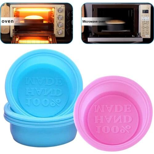 7cm Random Color Silicone Cake Round Shape Mold Kitchen Bakeware DIY Desserts Baking Mold Mousse Cake Moulds Baking Pan Tools
