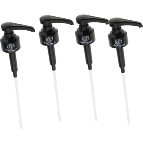 Promotion! 4 Pcs Coffee 1 Liter Dispenser Syrup Pump Black Liquid Dispenser for Monin Syrup 10Ml Juice Bottle Dispenser Pump