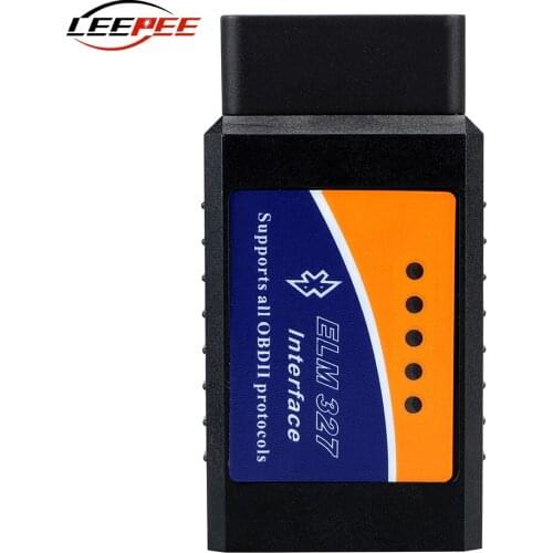 LEEPEE Car Accessories Diagnostic Tool Scanner ELM327 V2.1 OBD2 OBD 2 Code Reader For Android App Control Bluetooth