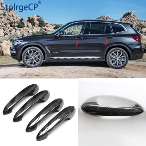 For BMW x3 G01 G08 xDrive30d X3 M40i 2018 2019 2020 Accessories 100% real carbon fiber Auto outer door handle cover