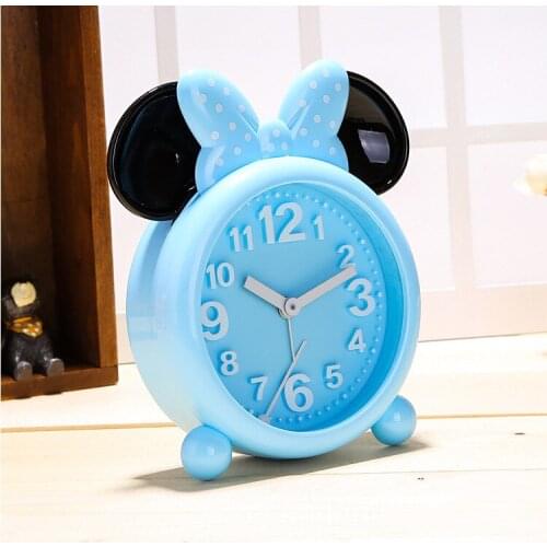 Disney Mickey children alarm clock Creative bedside small alarm clock Daily necessities Creative home alarm clock