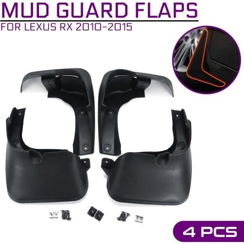 For LEXUS RX RX270 RX300 RX350 RX450H 2010-2015 Car Mud Flaps Splash Guards Mudflaps Mudguards Accessories