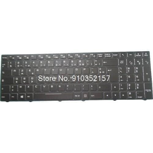 FR Backlit Keyboard For CLEVO N850EK1 N855EK1 N857EK1 N860EK1 N850HK1 N850EJ1 N855EJ1 N857EJ1 N850HP6 N870EP6 N871EP6 French