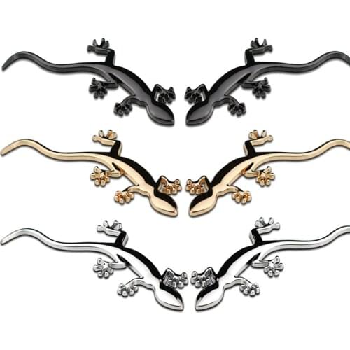 Gecko Sticker Crawling Creative Auto Car Emblem Badge for Pontiac Firebird Opel Astra Mazda MG Rover BMW Abarth Car Accessories