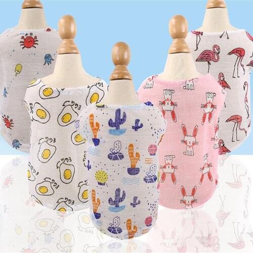 Summer Pet Clothes For Dog Clothing Pet Dog Clothes Fashion Cats Dogs Coat Jacket Pets Clothing for Chihuahua for Cat Clothes