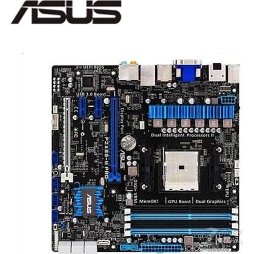 For ASUS F2A85-M PRO Motherboard Socket FM2 DDR3 For AMD A85M A85X Original Desktop Mainboard SATA II Used Mainboard