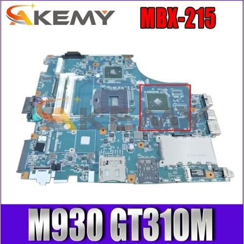 MBX-215 A1765407A Laptop motherboard for VAIO VPC-F1 M930 1P-0009BJ00-8012 Rev 1.2 8 Layer Intel s989 Nvidia GT310M