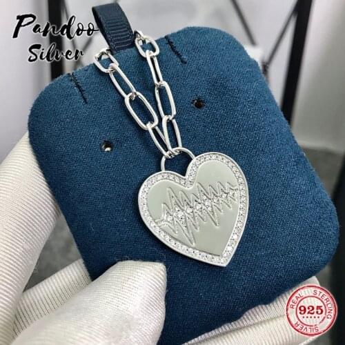 Fashion Charm 1:1 Copy, Dark Grey Chain Necklace Statement Pendant Necklace Punk collier Unisex Fashion Jewelry Gift