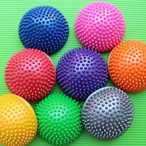 Inflatable Half Sphere Yoga Balls PVC Massage Fitball Exercises Trainer Balancing Ball For Gym Pilates Sport Fitness NIN668